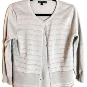 Cable & Gauge Women Medium Cardigan Sweater